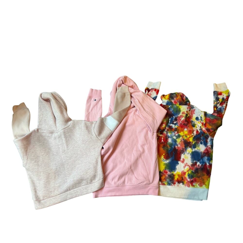 Girls Sweatshirts Lot of 3  Size Medium.  Hilfiger. Champion.  New Balance. - Picture 2 of 12